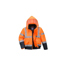 Portwest Hi-Vis kéttónusú bomber kabát láthatósági ruházat