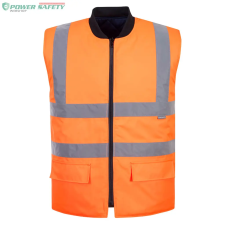 Portwest Hi-Vis kifordítható mellény - Narancs láthatósági ruházat