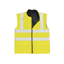 Portwest Hi-Vis kifordítható mellény S469 Sárga 5XL méret láthatósági ruházat
