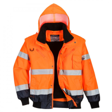 Portwest Hi-Vis Kontraszt Bomber dzseki-C465 munkaruha