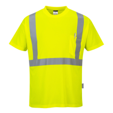 Portwest Hi-Vis Pocket póló sárga XL