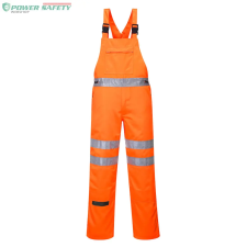 Portwest Hi-Vis polipamut kantáros nadrág - Narancs láthatósági ruházat