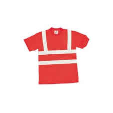 Portwest Hi-Vis póló S478 Piros M méret láthatósági ruházat