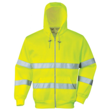 Portwest Hi-Vis zipzáros pulóver (sárga*, M) láthatósági ruházat