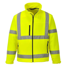 Portwest HiVis Classic Softshell védőkabát (3L) Portwest-S424 XXXL sárga láthatósági ruházat
