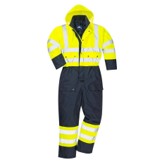 Portwest HiVis kontraszt védőoverall - párnázott PORTWEST-S485 L kék és sárga