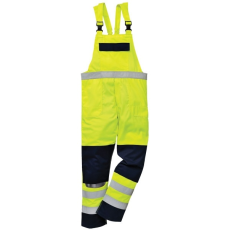 Portwest HiVis Multi-Norm munkavédelmi láthatósági mellesnadrág, Munkásnadrág