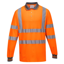 Portwest Hosszú ujjú Cotton Comfort pólóing láthatósági ruházat