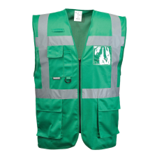 Portwest Iona vezetői mellény (zöld, 3XL) láthatósági ruházat