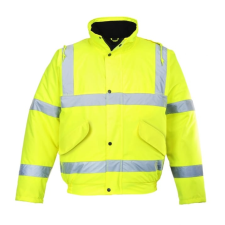 Portwest Jól láthatósági bomber dzseki (sárga*, 3XL) láthatósági ruházat