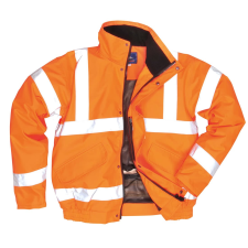 Portwest jól láthatósági lélegző dzseki (Class 3) (narancs*, 3XL) láthatósági ruházat