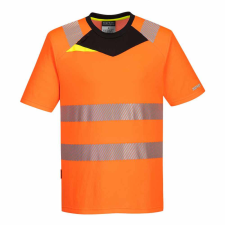 Portwest Jól láthatósági póló narancs - fekete DX413 láthatósági ruházat