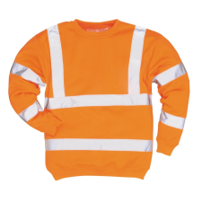 Portwest Jól láthatósági pulóver (narancs*, 5XL) láthatósági ruházat