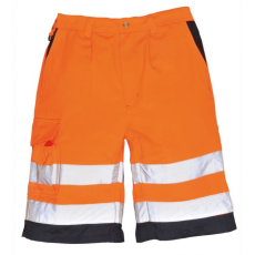 Portwest Jól láthatósági rövidnadrág (narancs/tengerészkék, M)