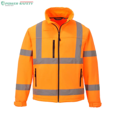 Portwest Jól láthatósági Softshell dzseki (3L) - Narancs láthatósági ruházat