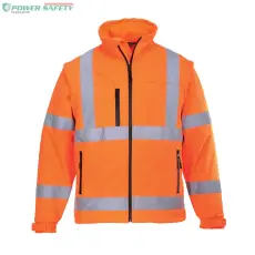 Portwest Jól láthatósági Softshell dzseki (3L) - Narancs