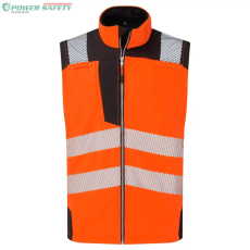 Portwest Jól láthatósági Softshell dzseki (3L) - Narancs/Fekete
