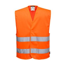 Portwest Jól láthatósági szabadidőruházat MeshAir Hi-Vis kéttónusú mellény, Cikkszám: C374 láthatósági ruházat