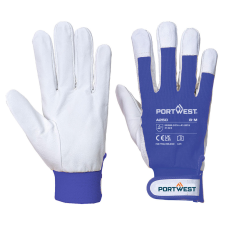Portwest Kesztyű Premium sertésbőr Work  8-as M Kék