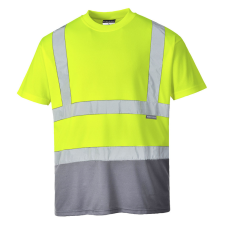 Portwest Kéttónusú póló Yellow/Grey XL láthatósági ruházat