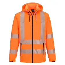 Portwest KX303 KX3 Sport Hi-Vis cipzáras kapucnis pulóver munkaruha