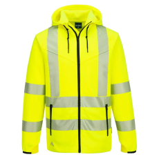 Portwest KX303 KX3 Sport Hi-Vis cipzáras kapucnis pulóver