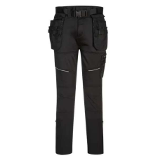Portwest KX343 Portwest Holster lengőzsebes beépített derékszíjal munkavédelmi nadrág Fekete munkaruha