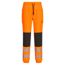 Portwest KX346 PW3 Hi-Vis flexi nadrág narancs-fekete láthatósági ruházat