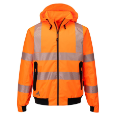 Portwest KX3 Sport Hi-Vis Rain Bomber narancs XXXL