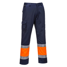 Portwest L049ONRXL Portwest Hi-Vis könnyű, kéttónusú Combat nadrág munkaruha