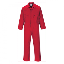 Portwest Liverpool zip overál C813 Piros S méret munkaruha