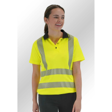 Portwest LW72 PRO Női jól láthatósági pólóing (sárga/fekete, XL) láthatósági ruházat