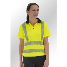 Portwest LW72 PRO Női jól láthatósági pólóing (sárga/fekete, XXL)