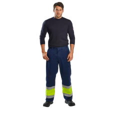 Portwest MODAFLAME Hi-Vis derékvédő nadrág-MV26 L sárga