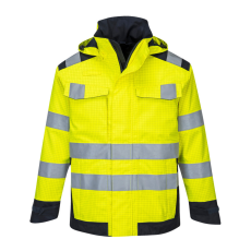 Portwest Modaflame Rain Multi Norm Arc kabát Yellow/Navy M