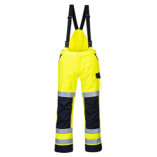 Portwest Modaflame Rain Multi Norm Arc nadrág Yellow/Navy S munkaruha