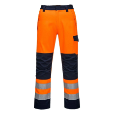 Portwest Modaflame RIS Nadrág Narancssárga/Sötétkék Narancs és Sötétkék M