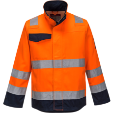 Portwest Modaflame RIS narancs/navy kabát