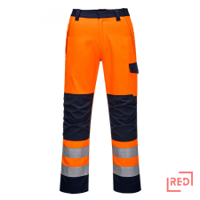 Portwest Modaflame RIS narancs/navy nadrág munkaruha