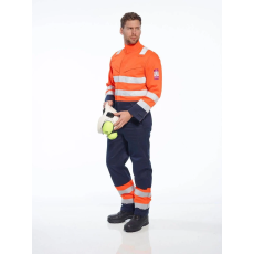 Portwest Modaflame RIS Védőoverall Navy/Orange PORTWEST-MV29 L Orange