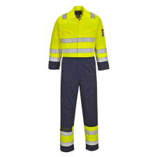 Portwest MV28 Modaflame Hi-Vis overál sárga-tengerészkék munkaruha