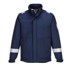 Portwest MV73 Portwest jólláthatósági Modaflame Softshell munkavédelmi kabát Navy