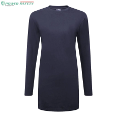 Portwest Női pamut Relaxed Fit póló L/S - Navy