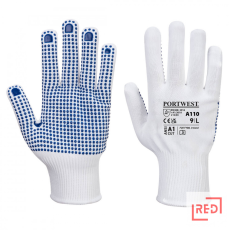 Portwest Nylon PVC pontozott kesztyű