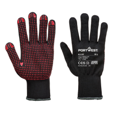 Portwest Nylon PVC pontozott kesztyű