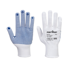 Portwest Nylon PVC pontozott kesztyű védőkesztyű