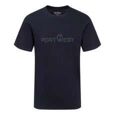 Portwest pamut póló S/S tengerészkék XL