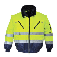 Portwest PJ50 Hi-Vis 3-in-1 Pilota kabát munkaruha