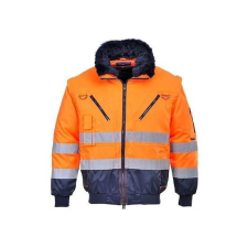 Portwest Pj50 Láthatósági Narancssárga Pilóta Dzseki 2in1 - XXL láthatósági ruházat