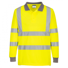 Portwest Portwest Eco Hi-Vis L/S Polo (6 db) láthatósági ruházat